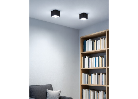 Q-36AD LED Sufitowe światło punktowe 3CCT czarne QTEC