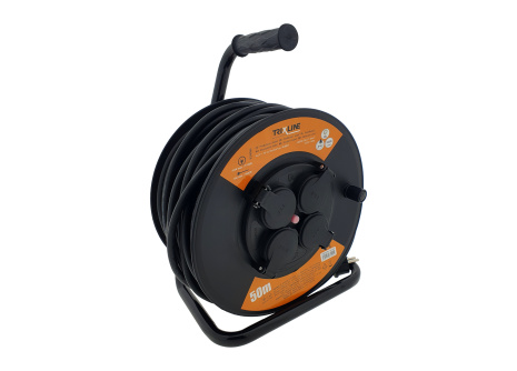 Przedłużacz na bębnie 50m Trixline IP44 Guma