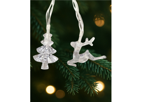 Girlanda świetlna TR-224V Choinki i renifery TRIXLINE