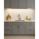 Q-64AB 14W / 1260lm / 4200K T5 oświetlenie podszafkowe z włącznikiem i złączem - czarne QTEC 90cm