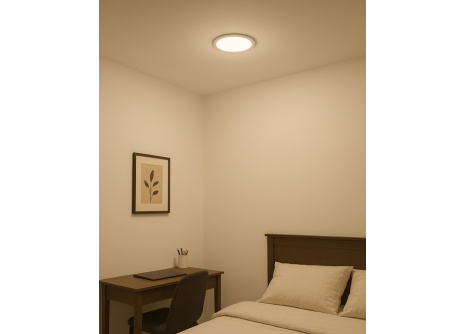 TR-130 panel LED 18W 1590lm 2700K - okrągły wpuszczany Trixline