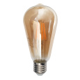 Dekoracyjna żarówka LED - Gold FILAMENT 4W 440lm ST64 E27 ciepła biała Trixline