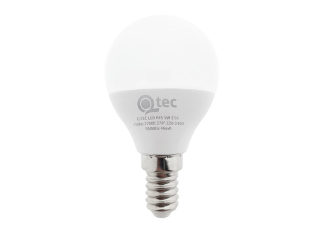 Żarówka LED Qtec 5W P45 E14 2700K