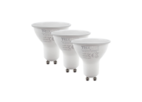 Żarówka LED Trixline 6W GU10 neutralna biała 3 PACK