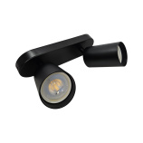 Q-03AD Sufitowa lampa punktowa 2xGU10 czarna QTEC Q-03AD Sufitowa lampa punktowa 2xGU10 czarna QTEC