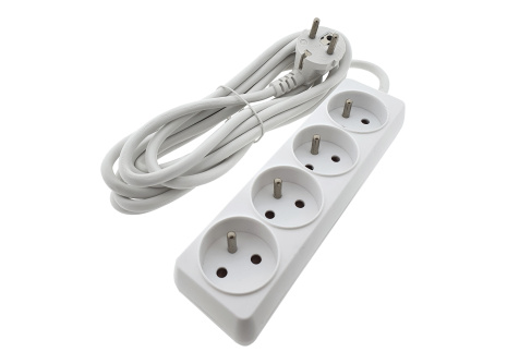 Przedłużacz 4 gniazda, 3m, TR 708 F Przedłużacz 4 gniazda, 3m, TR 708 F