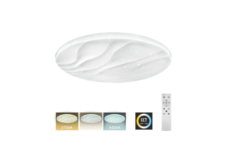 LED sufitowa lampa TR-607C - LIKA 60W 5700lm ø58cm CCT + pilot Trixline