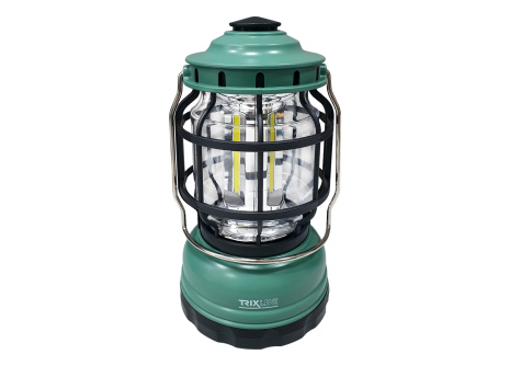 LED COB 3x3W latarka zewnętrzna na baterie TR-218R TRIXLINE zielona