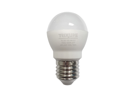Żarówka LED Trixline 8W 736lm E27 G45 neutralna biała