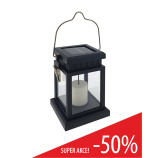 Solarny wiszący lampion z efektem świecy TR 383S Trixline