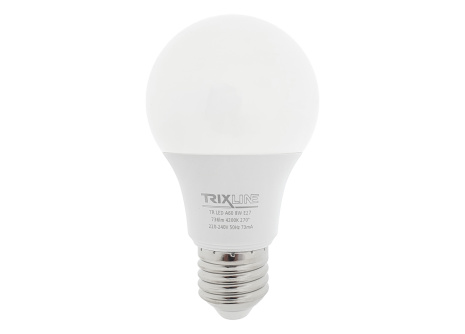 Żarówka LED Trixline 8W 736lm E27 A60 neutralna biała