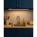 Q-63AB 9W / 810lm / 4200K T5 oświetlenie podszafkowe z włącznikiem i złączem - czarne QTEC 60cm