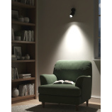 Q-01AD Lampa sufitowa punktowa 1xGU10 czarna QTEC