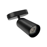 Q-02AD Lampa sufitowa punktowa 1xGU10 czarna QTEC Q-02AD Lampa sufitowa punktowa 1xGU10 czarna QTEC