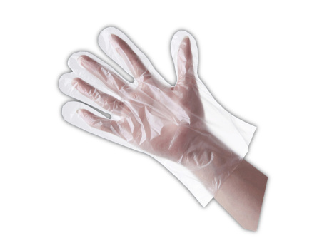 Jednorazowe rękawice PE Trixline TR 392 rozmiar. L