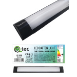 Q-35B 36W LED BATTEN LIGHT oświetlenie podszafkowe - czarne QTEC 120cm Q-35B 36W LED BATTEN LIGHT oświetlenie podszafkowe - czarne QTEC 120cm