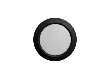 Panel LED Q-54M 6W 660lm 4000K czarny - okrągły natynkowy Qtec