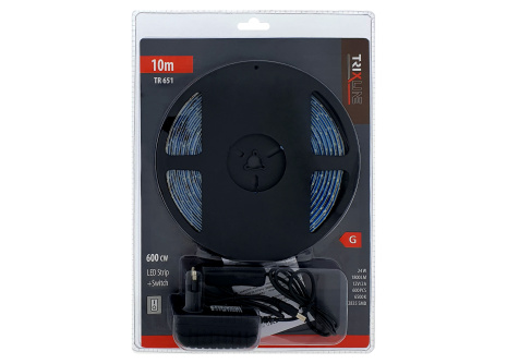 TR 651 Taśma LED 24W 6500K 10m z włącznikiem Trixline