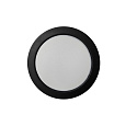 Q-61M panel LED 12W 1200lm 4000K czarny - okrągły natynkowy Qtec