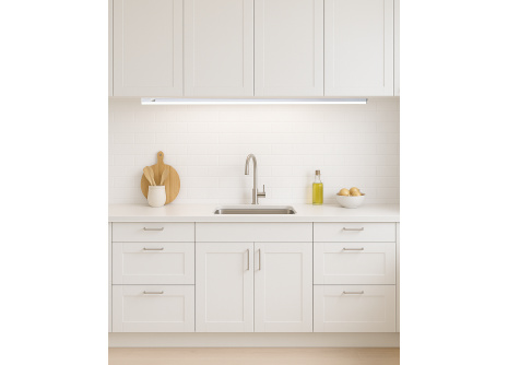 Q-62A 18W / 1620lm / 4200K T5 oświetlenie podszafkowe z włącznikiem i złączem - białe QTEC 120cm Q-62A 18W / 1620lm / 4200K T5 oświetlenie podszafkowe z włącznikiem i złączem - białe QTEC 120cm