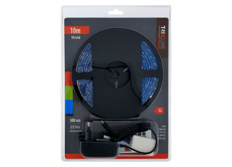 TR 648 Taśma LED 24W RGB 10m z pilotem Trixline