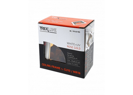Rama sufitowa dla MR16, GU10 TRIXLINE W/TR 521 RG, kwadratowa