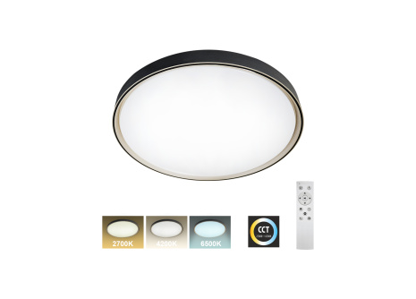 LED sufitowa lampa TR-617C - EBRO 36W 3420lm ø50cm CCT + pilot Trixline