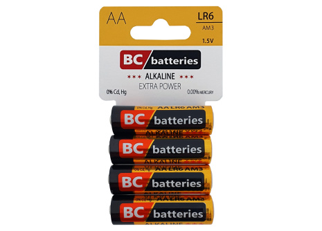 BC LR6 Extra Power Alkaliczna AA / 4szt BLISTER