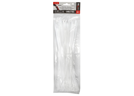 Opaski zaciskowe TR CT-105 300x4,8mm, białe TRIXLINE, 100 szt.