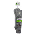 QTEC Q-417F Przedłużacz 2m 3 gniazda + WYŁ - USB A+C/2,4A