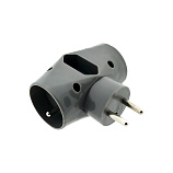QTEC Q-415F Rozdzielacz gniazd 2x2P+PE/1x2P QTEC Q-415F Rozdzielacz gniazd 2x2P+PE/1x2P
