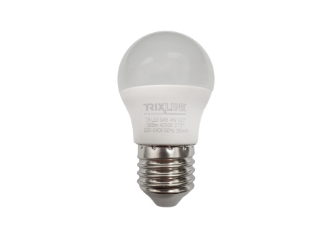 Żarówka LED Trixline 4W 368lm E27 G45 neutralna biała Żarówka LED Trixline 4W 368lm E27 G45 neutralna biała