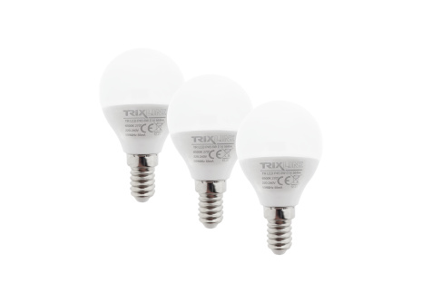 Żarówka LED Trixline 6W P45 E14 zimna biała 3 PACK