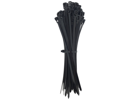 Opaski zaciskowe TR CT-110 200x4,8mm, czarne TRIXLINE, 100 sztuk odblokowujące