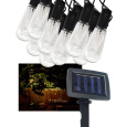 TR-591 Dekoracyjny 10x LED zewnętrzny łańcuch solarny 2m IP44 Trixline