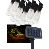 TR-591 Dekoracyjny 10x LED zewnętrzny łańcuch solarny 2m IP44 Trixline