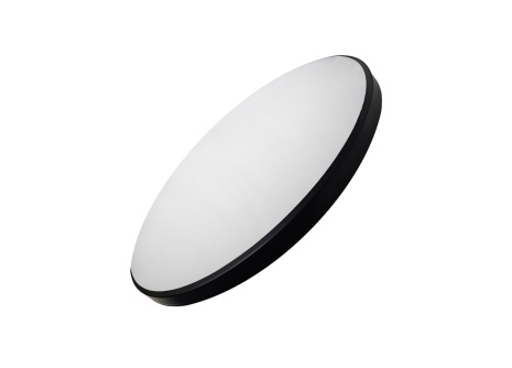 Q-255MS Lampa LED z czujnikiem ruchu MARNA 24W 2040lm 4000K ø37cm/okrągła czarna QTEC