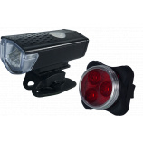 Zestaw świateł rowerowych przednie + tylne MAARS MS 351
