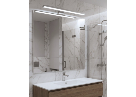 Q-303CH LED 8W/640lm/4000K światło lustrzane 50cm - chrom QTEC Q-303CH LED 8W/640lm/4000K światło lustrzane 50cm - chrom QTEC