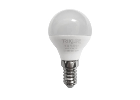 Żarówka LED Trixline 4W 368lm E14 P45 neutralna biała
