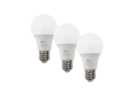 Żarówki LED 9W/828lm/A60/E27 neutralna biel 3 PACK Qtec Żarówki LED 9W/828lm/A60/E27 neutralna biel 3 PACK Qtec