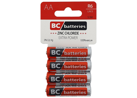 BC R6 Extra power Cynku-chlorkowe AA/ 4 szt. BLISTER