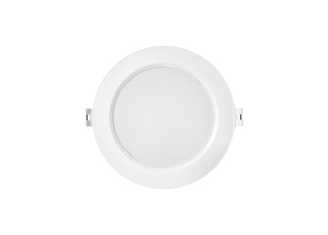 Panel LED Q-102P 9W 990lm 4000K biały - okrągły wpuszczany Qtec