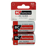 BC D-R20 UM1 Extra power Cynkowo-chlorkowa 1.5V / 2szt BLISTER