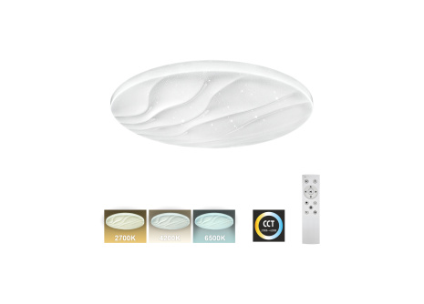 LED sufitowa lampa TR-606C - LIKA 36W 3420lm ø48cm CCT + pilot Trixline LED sufitowa lampa TR-606C - LIKA 36W 3420lm ø48cm CCT + pilot Trixline