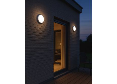 LED sufitowa lampa Q-40A 8W 720lm 4200K IP64 - biała QTEC