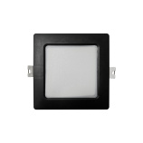 Panel LED Q-58M 6W 660lm 4000K czarny - kwadratowy natynkowy Qtec