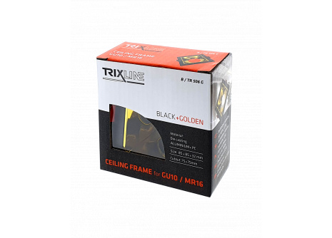 Ramka sufitowa dla MR16, GU10 TRIXLINE B/TR 506 G, kwadratowa