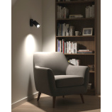 Q-02AD Lampa sufitowa punktowa 1xGU10 czarna QTEC