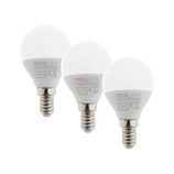 Żarówka LED Trixline 6W P45 E14 ciepła biała 3 PACK Żarówka LED Trixline 6W P45 E14 ciepła biała 3 PACK